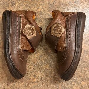 Kickers Leather Velcro Booties